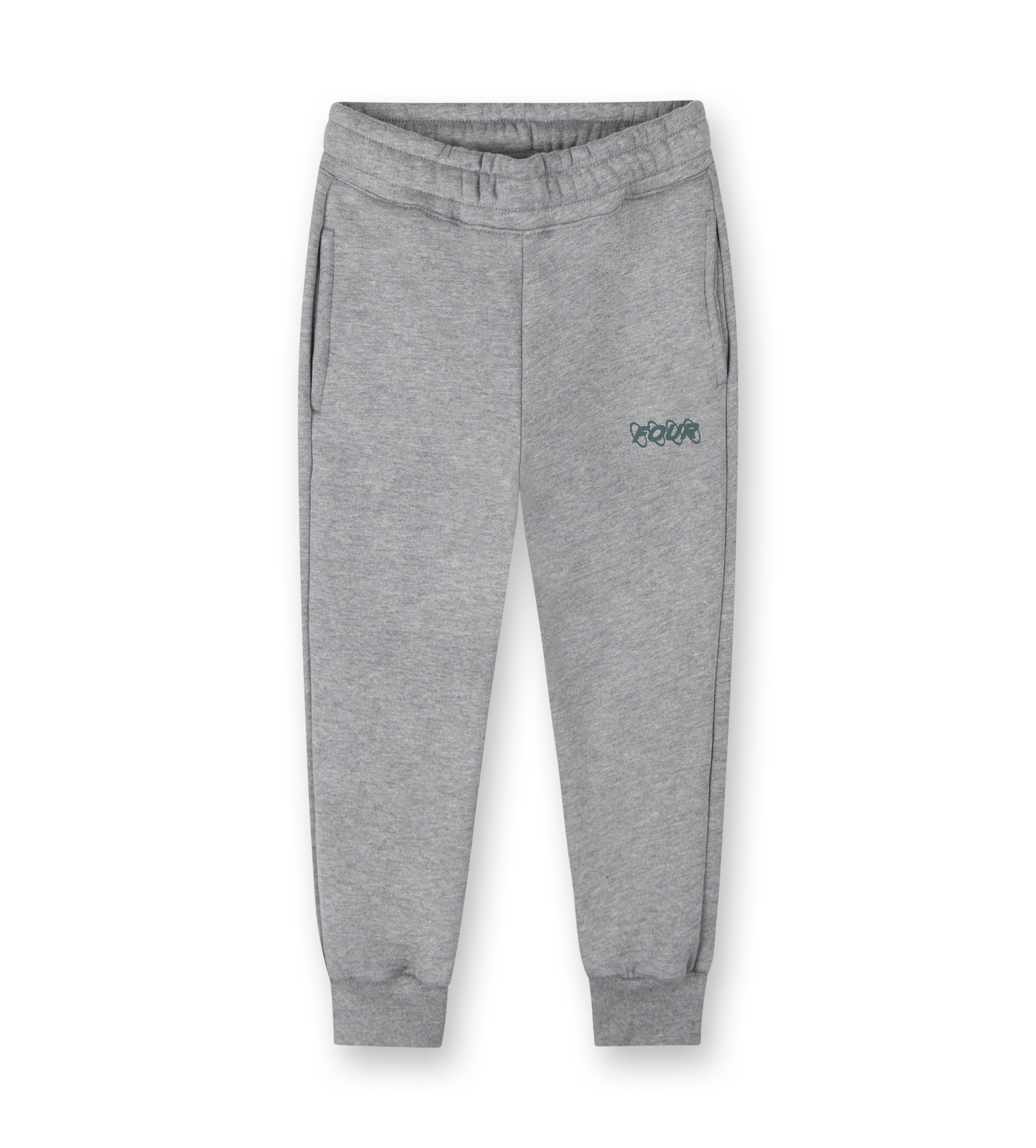 Green Circles Logo Sweatpants Grey Melange