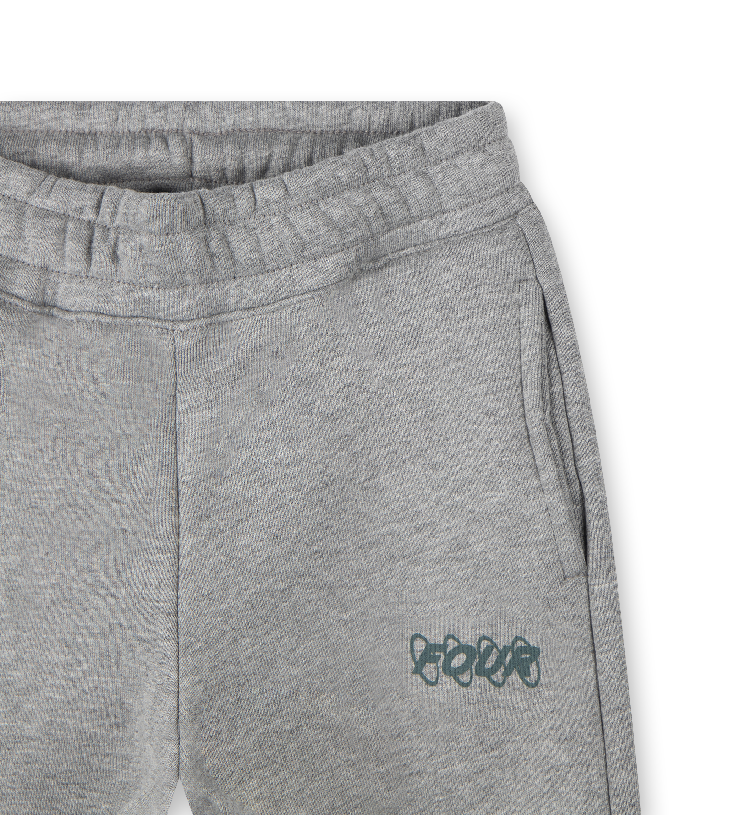 Green Circles Logo Sweatpants Grey Melange