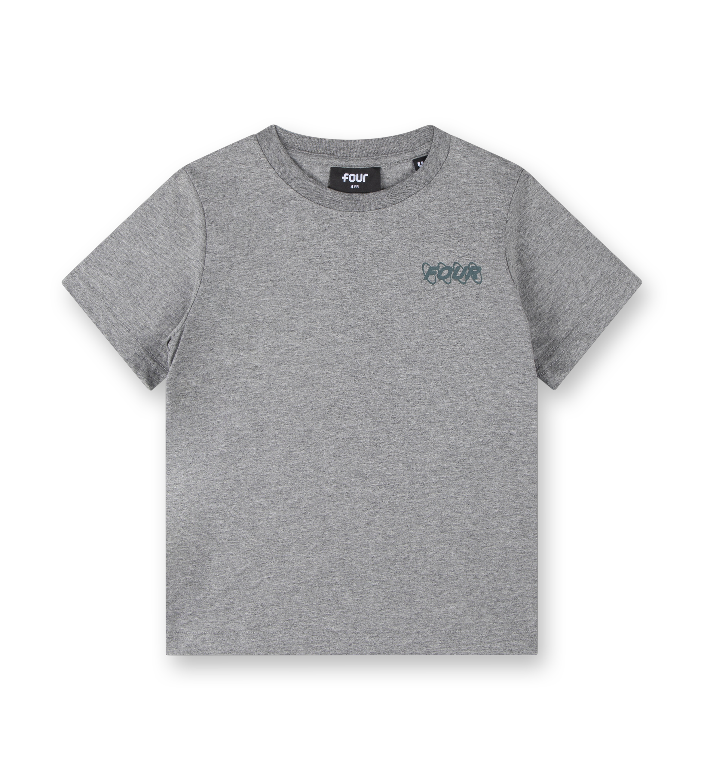 Green Circles Logo T-shirt Grey Melange