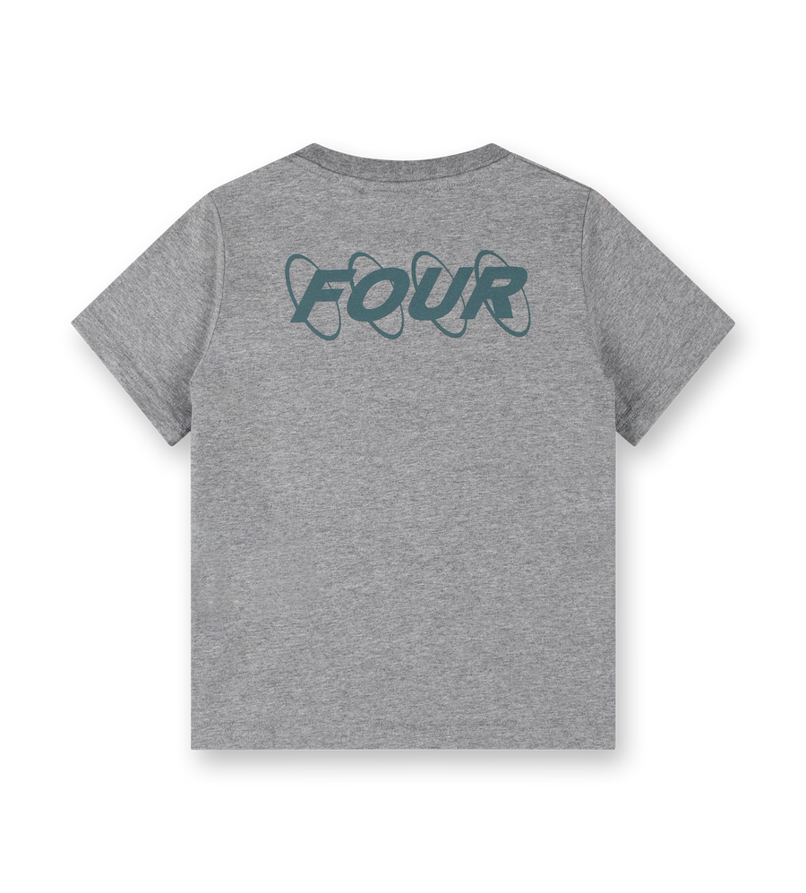 Green Circles Logo T-shirt Grey Melange