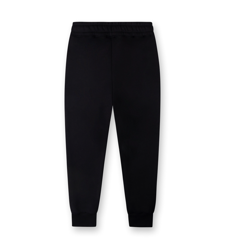 Pink Circles Logo Sweatpants Black