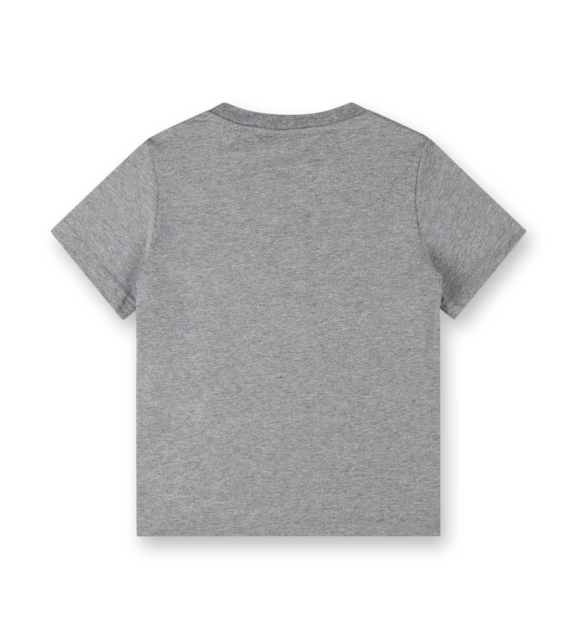 Blue Logo T-shirt Grey Melange