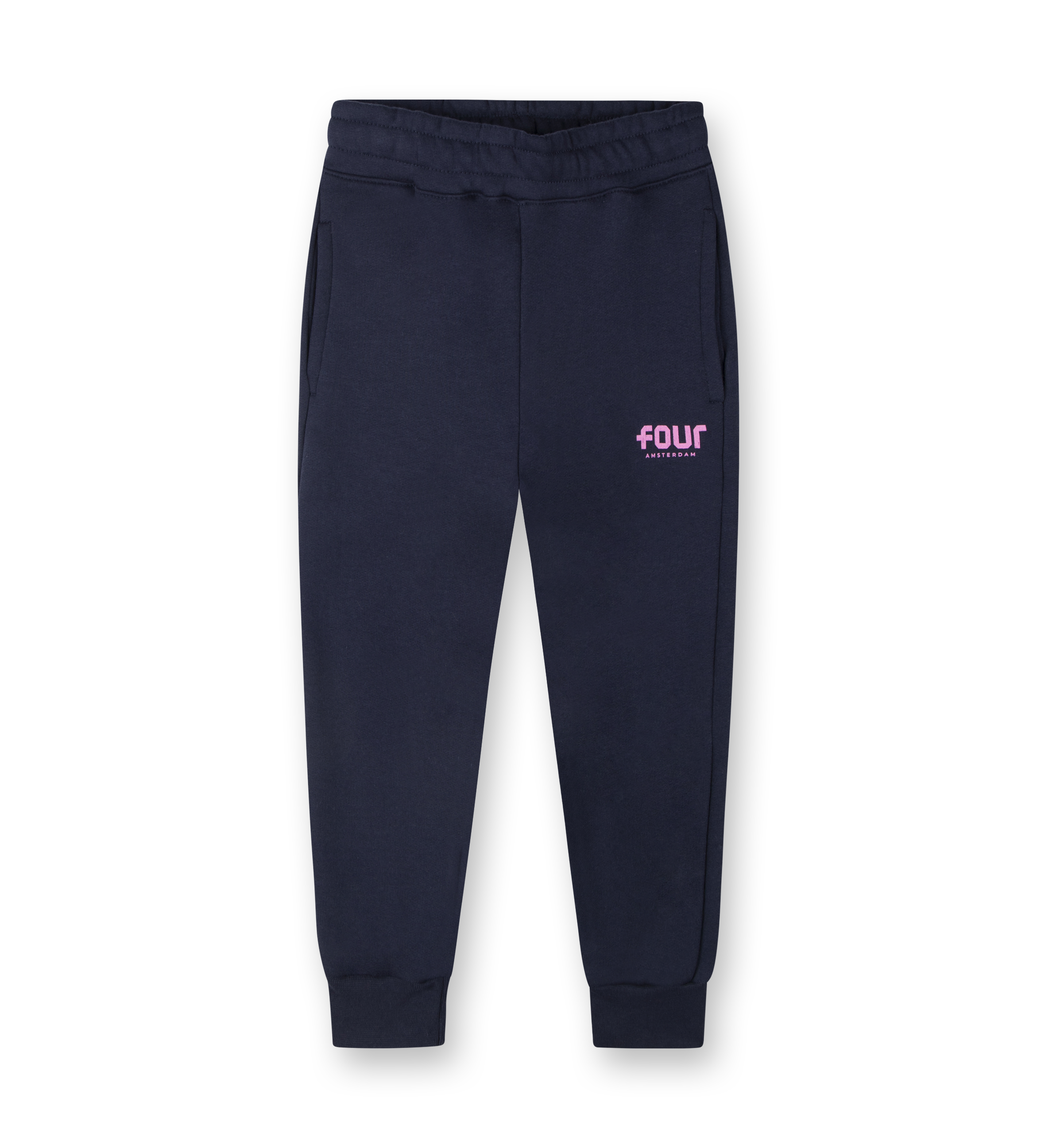 Pink Logo Sweatpants Marine Blue