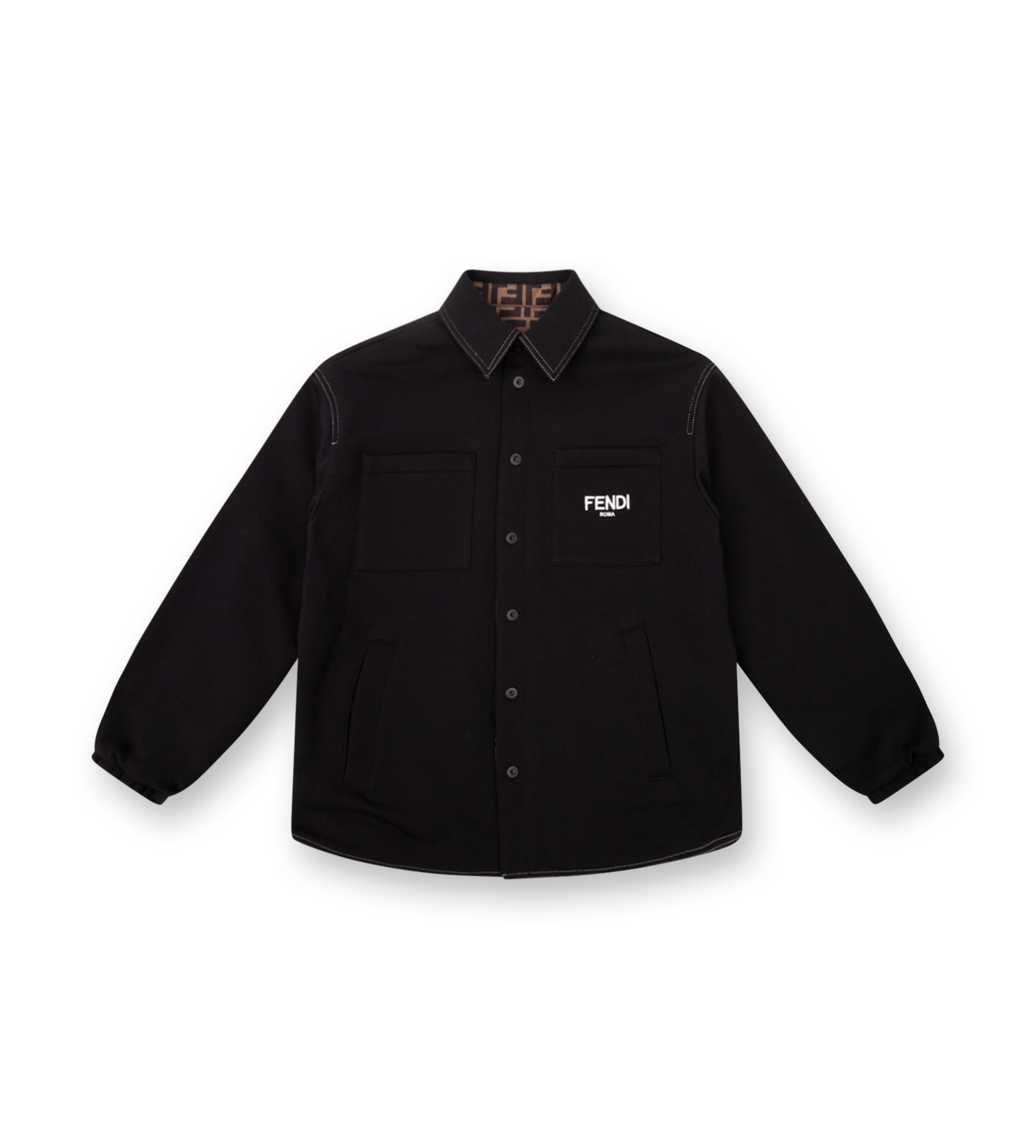 Reversible Shirt Jacket Black