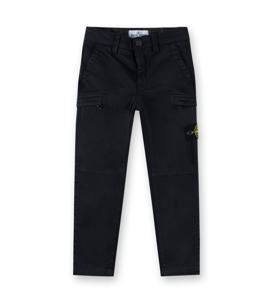 Logo-Patch Cargo Pants Navy