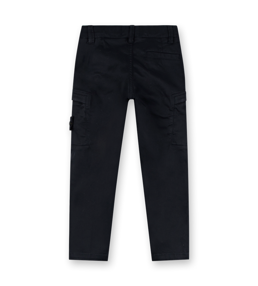 Logo-Patch Cargo Pants Navy