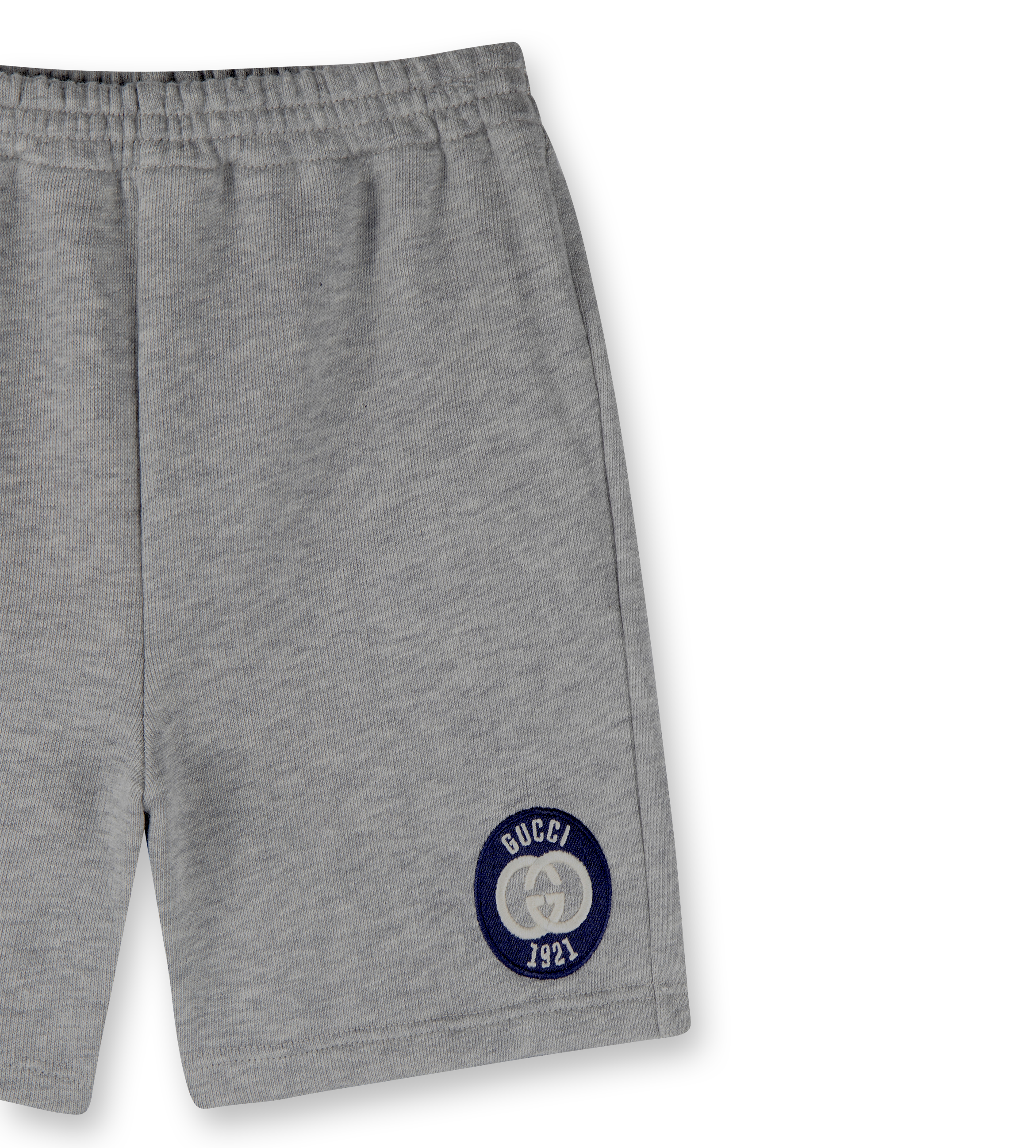 Baby Logo-embroidered Relaxed-fit Shorts Grey