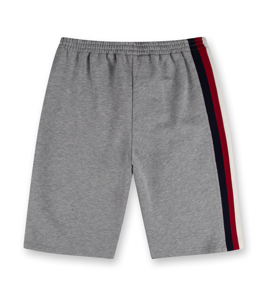 Logo-embroidered Relaxed-fit Shorts Grey