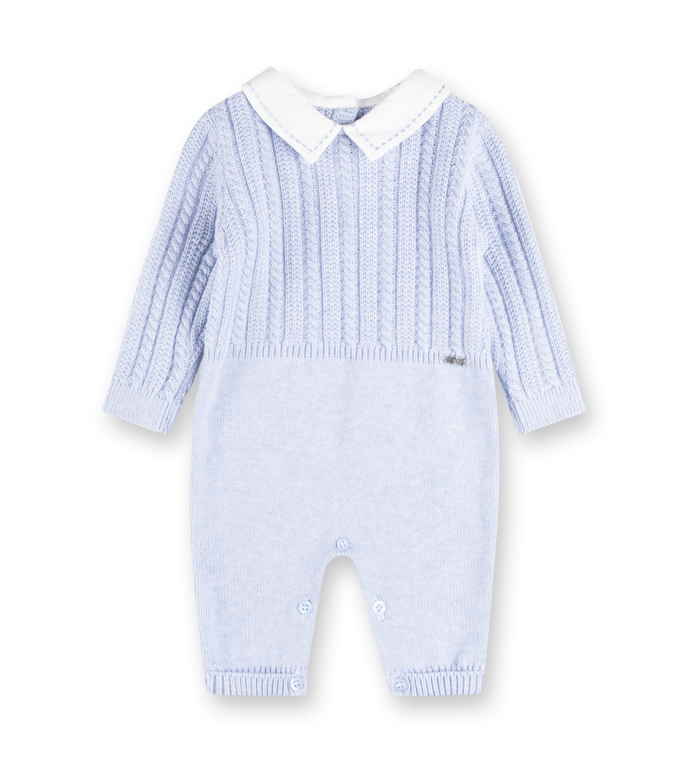 Knitted Babysuit Azzuro