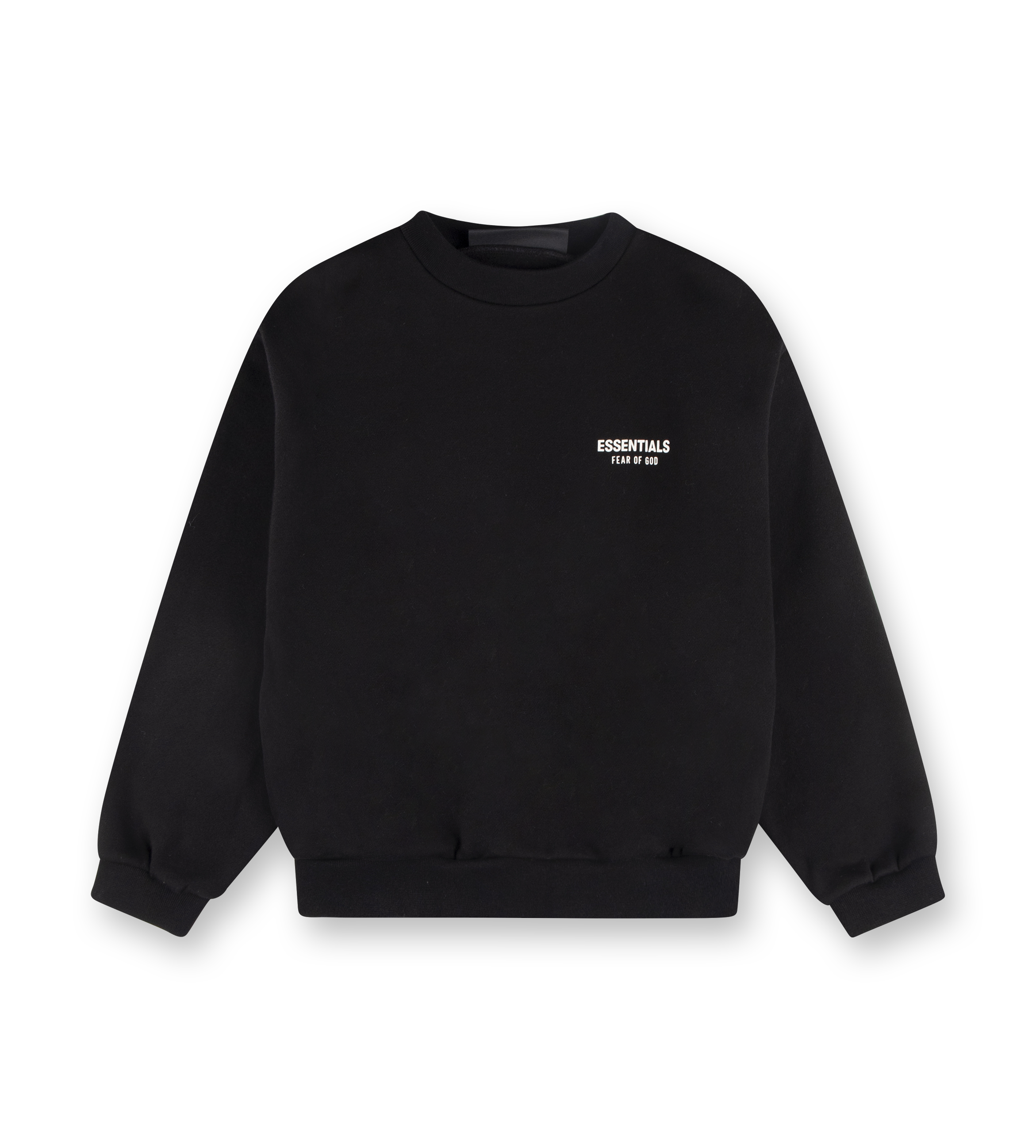 Kid's Fleece Crewneck Black