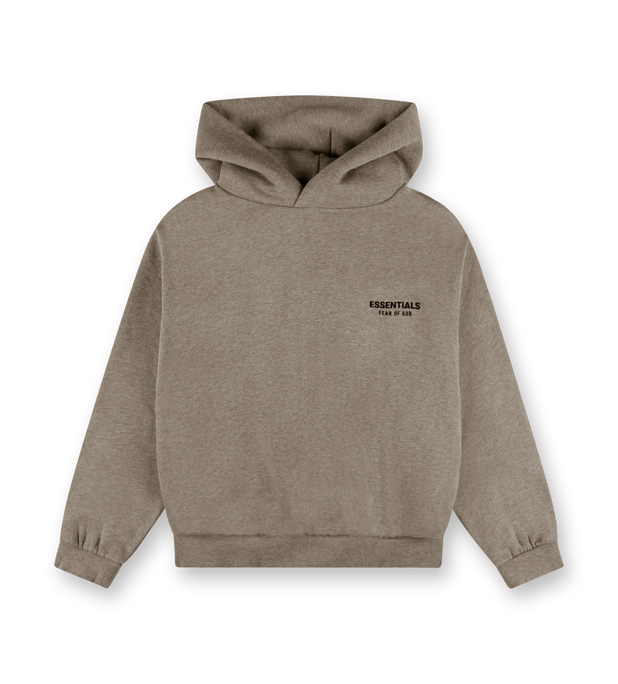 Kid's Fleece Hoodie Heather Grey