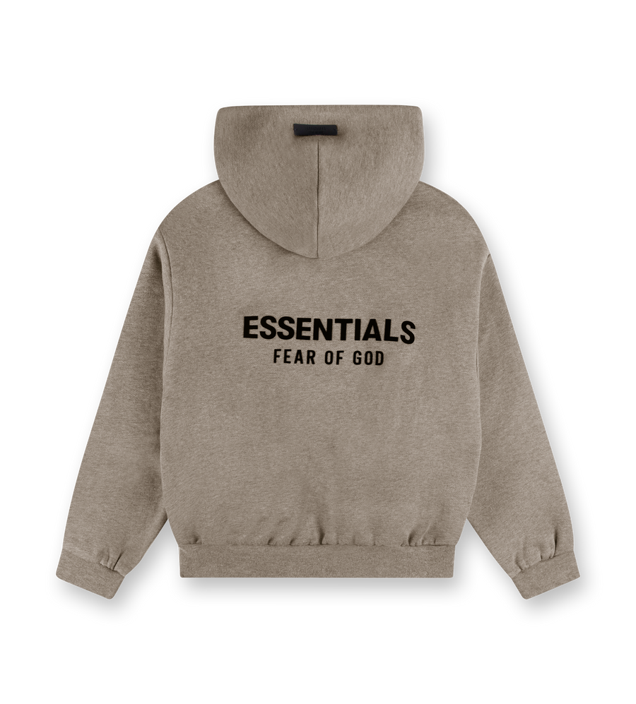 Kid's Fleece Hoodie Heather Grey