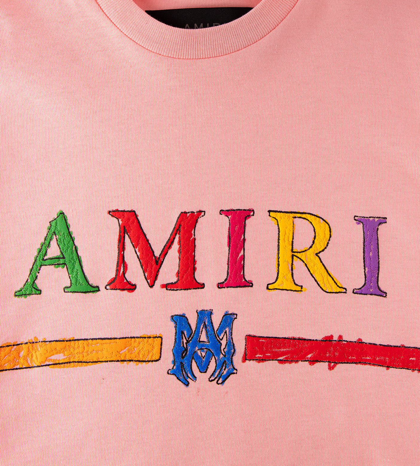 logo-print cotton T-shirt, AMIRI KIDS