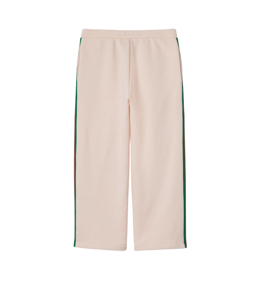 Cotton Pants with Web Light Pink