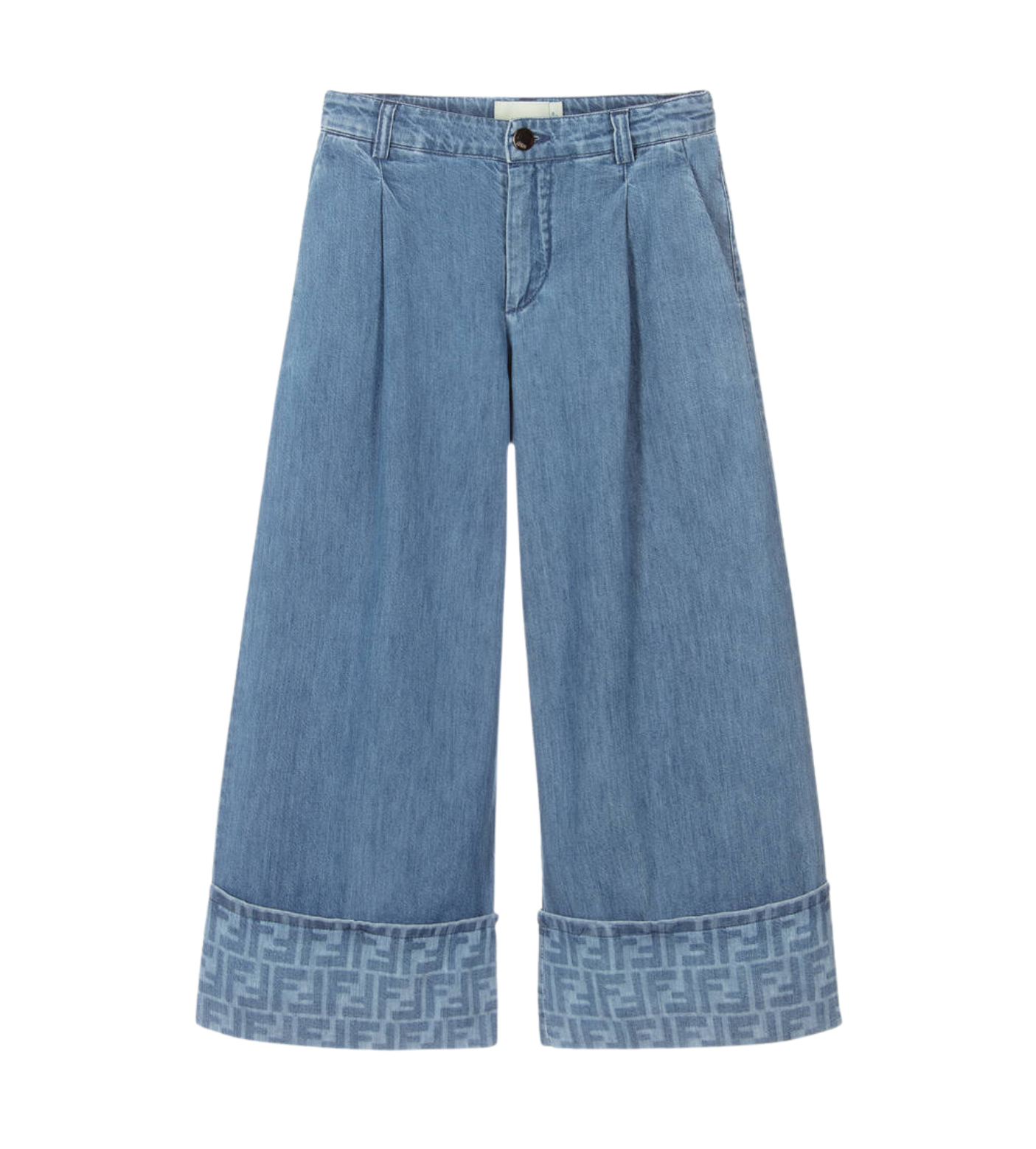 Lightweight Denim Trousers Blue