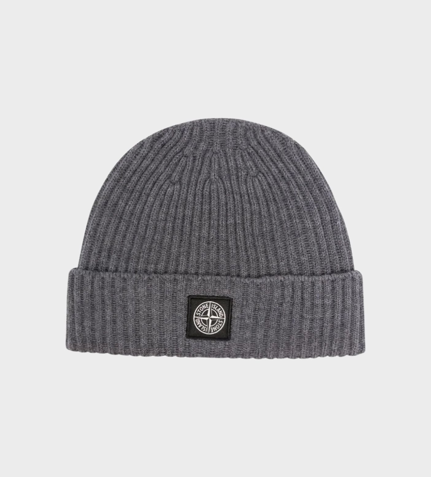 Logo Patch Beanie Grey