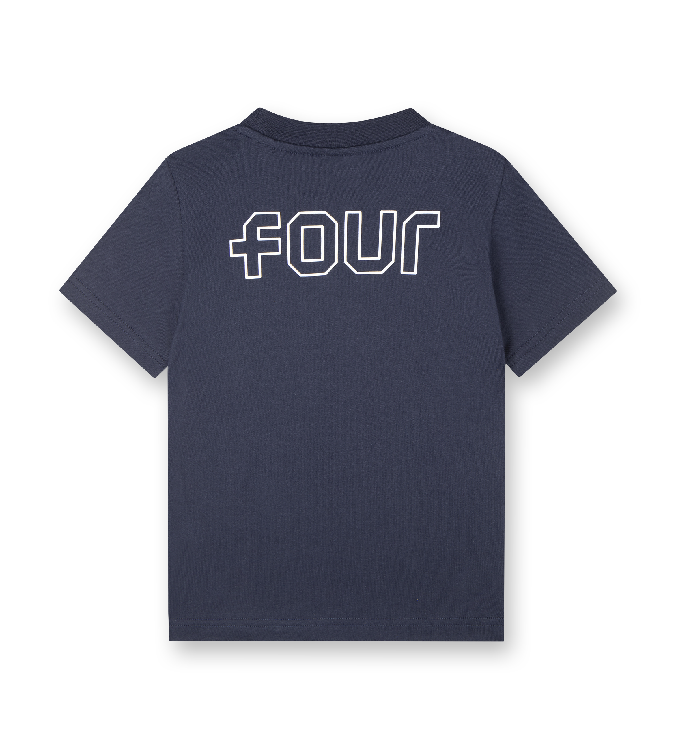 Outline Logo T-shirt Marine Blue