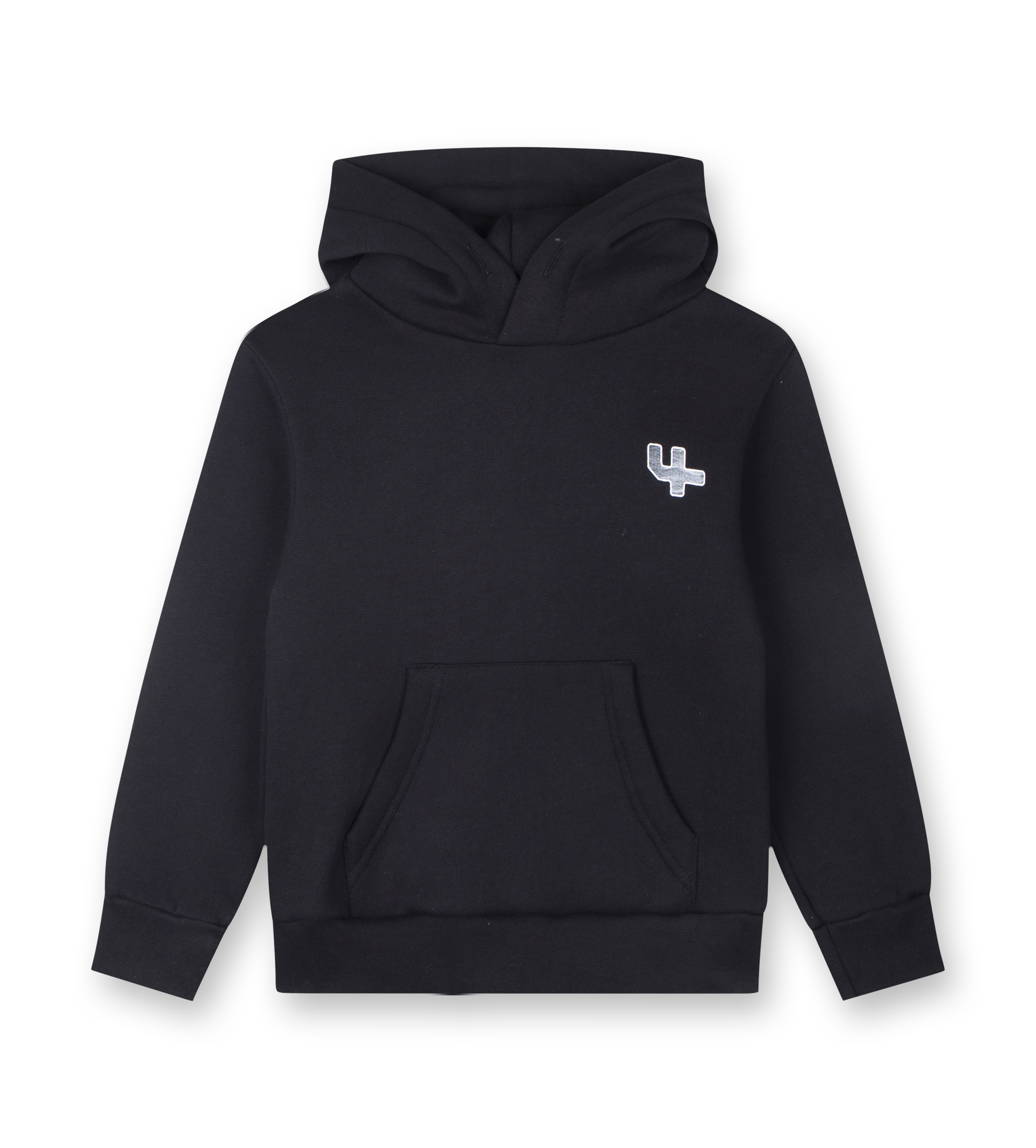 Outline Logo Hoodie Black