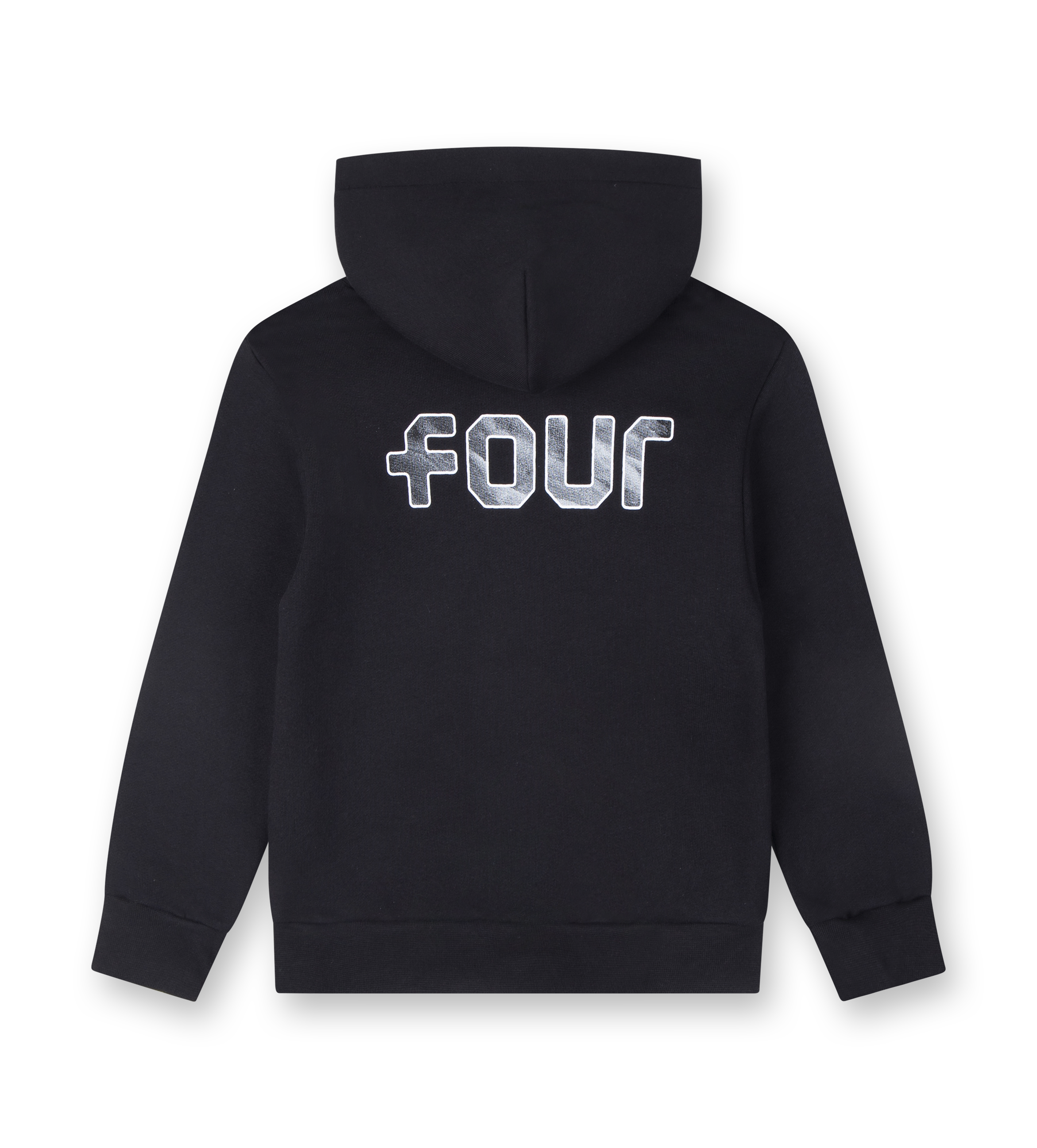 Outline Logo Hoodie Black