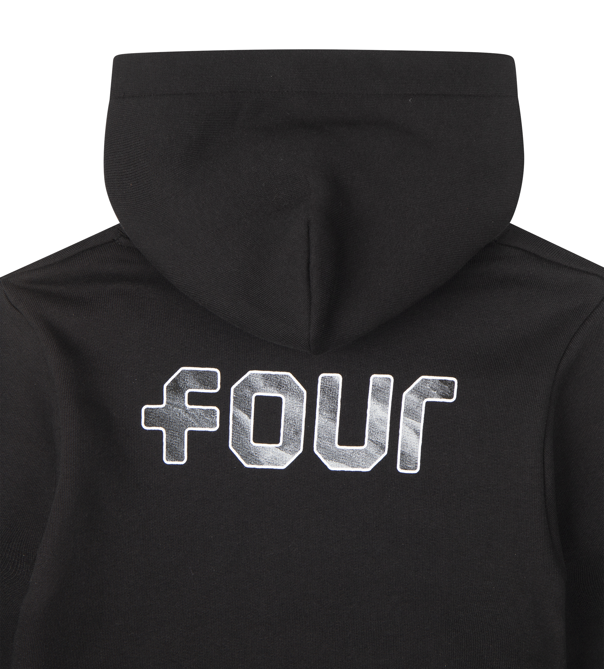 Outline Logo Hoodie Black