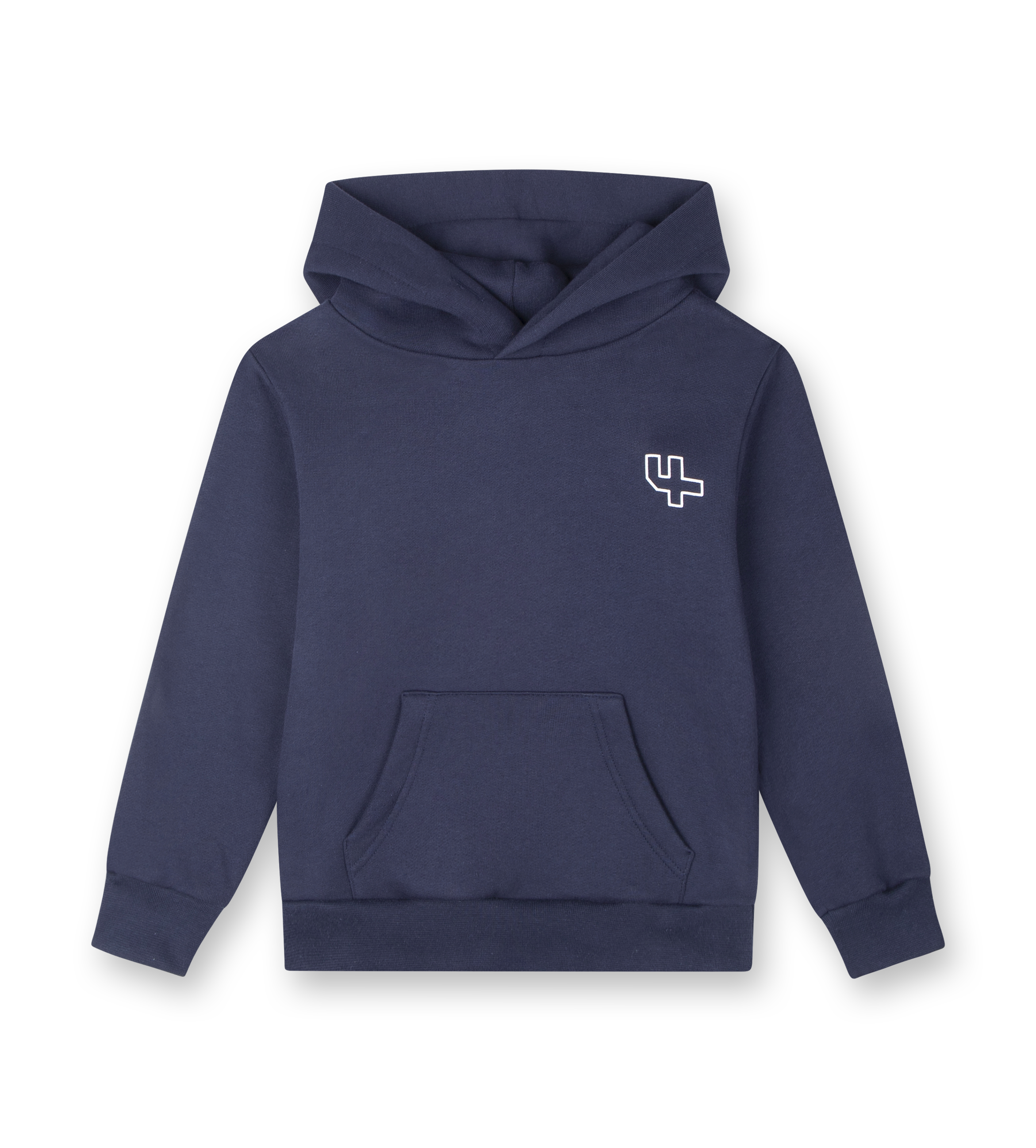 Outline Logo Hoodie Marine Blue