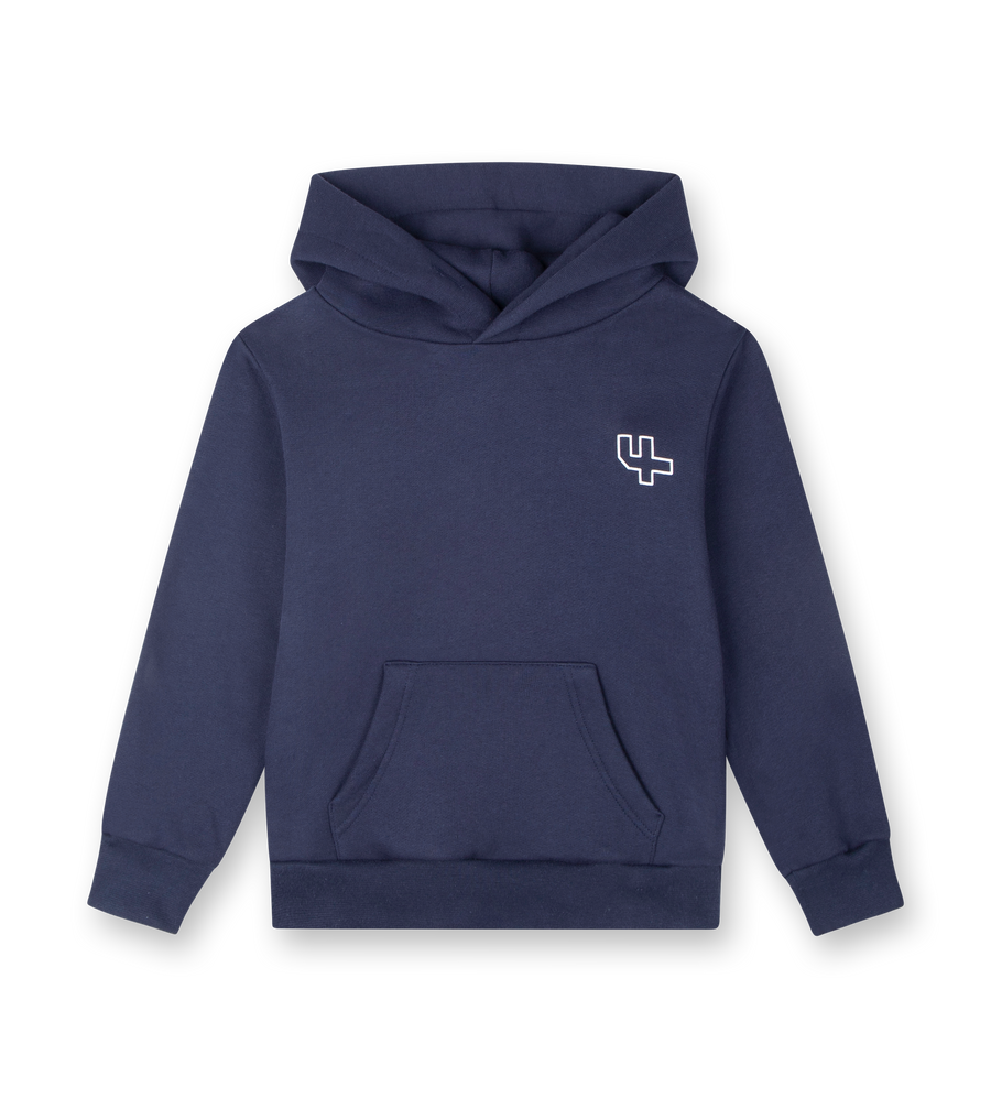 Outline Logo Hoodie Marine Blue