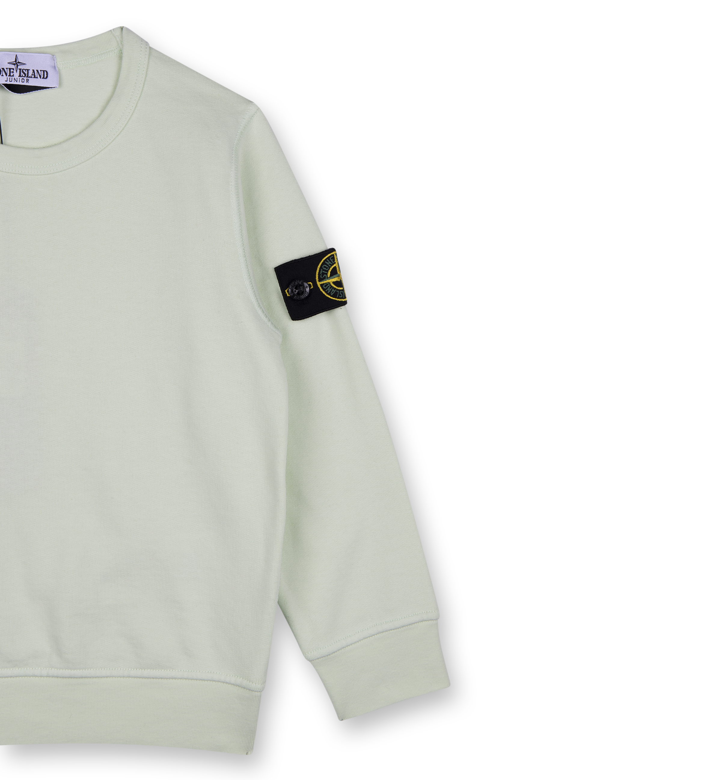 Compass-badge Sweatshirt Mint Green