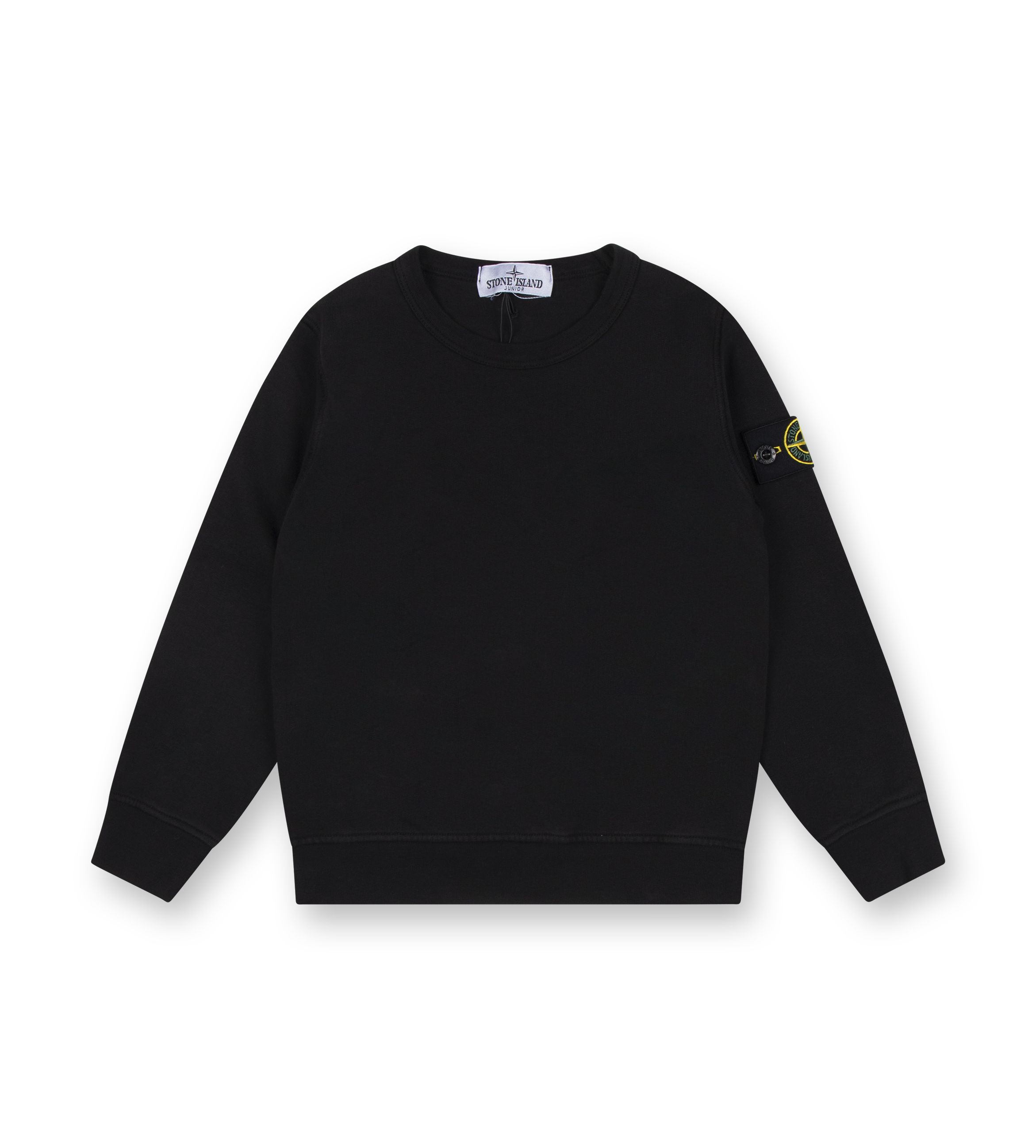 Compass-badge Sweatshirt Black