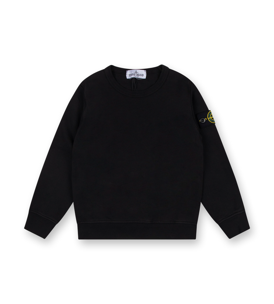 Compass-badge Sweatshirt Black