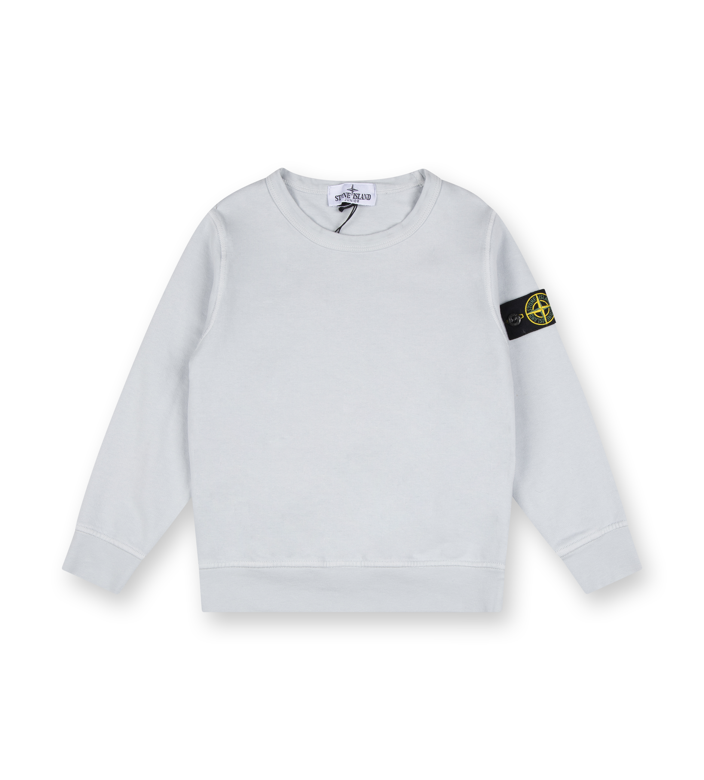 Compass-badge Sweatshirt White