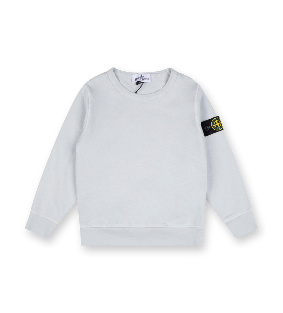 Compass-badge Sweatshirt White