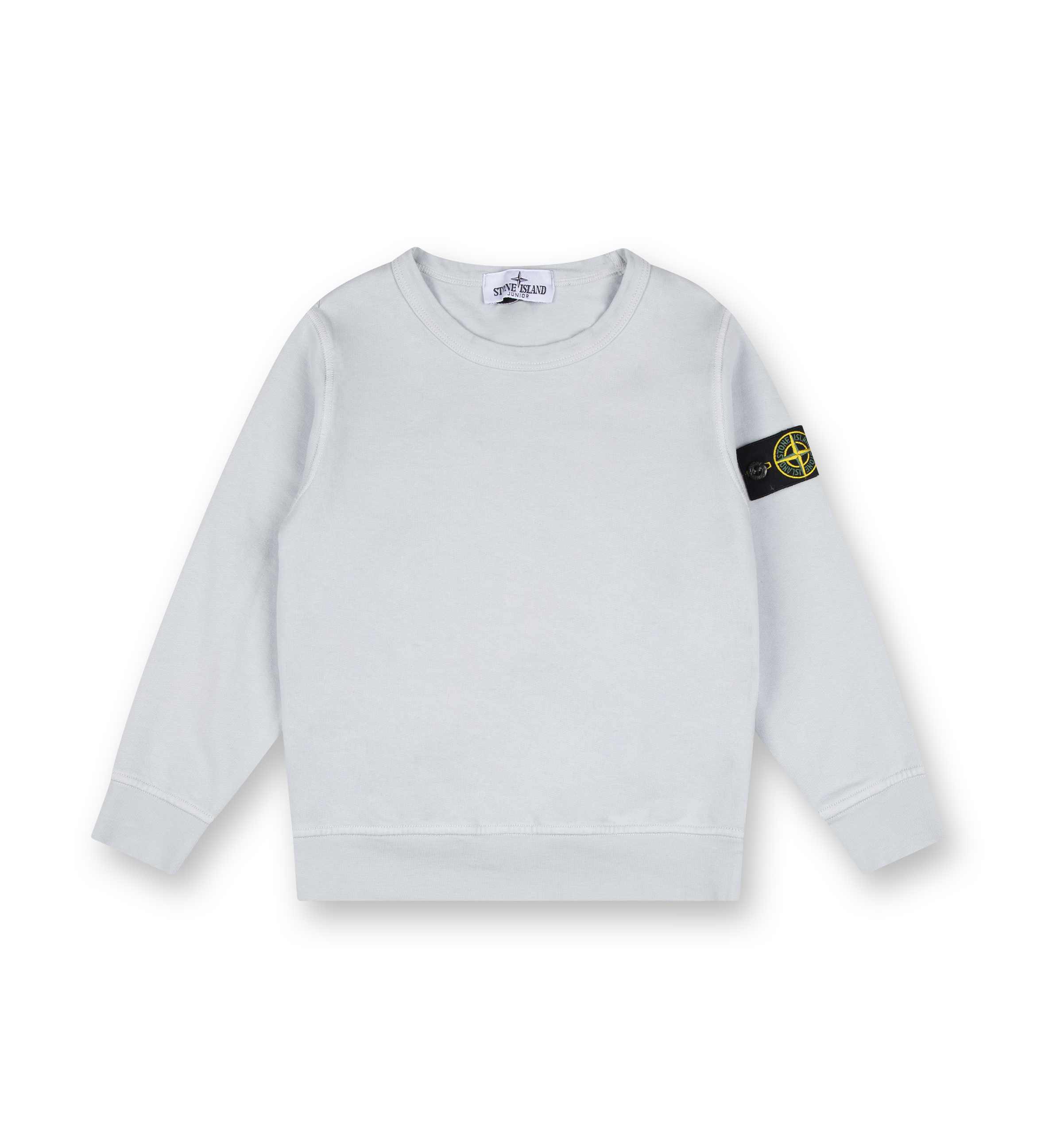 Compass-badge Sweatshirt White