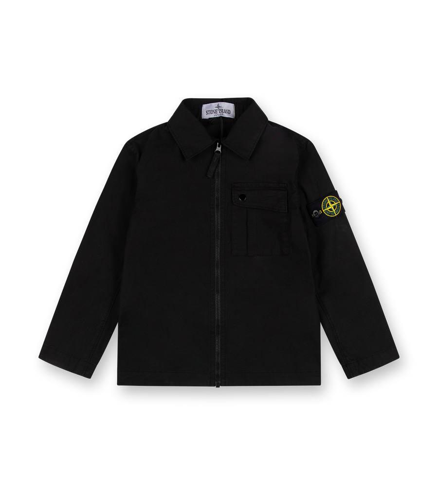 Compass-badge Jacket Black