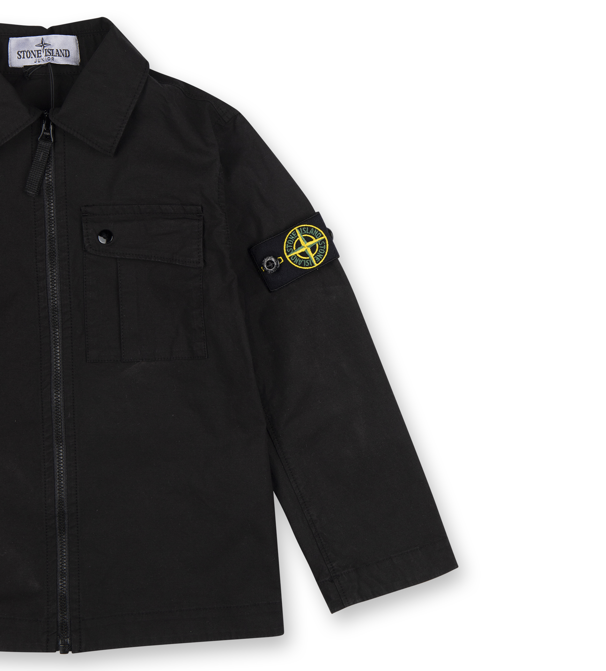 Compass-badge Jacket Black