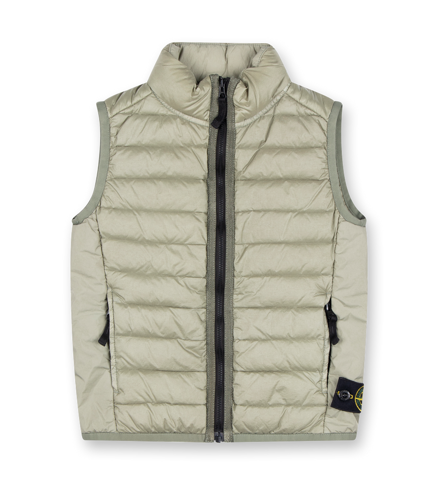 Compass-badge Vest Sage Green