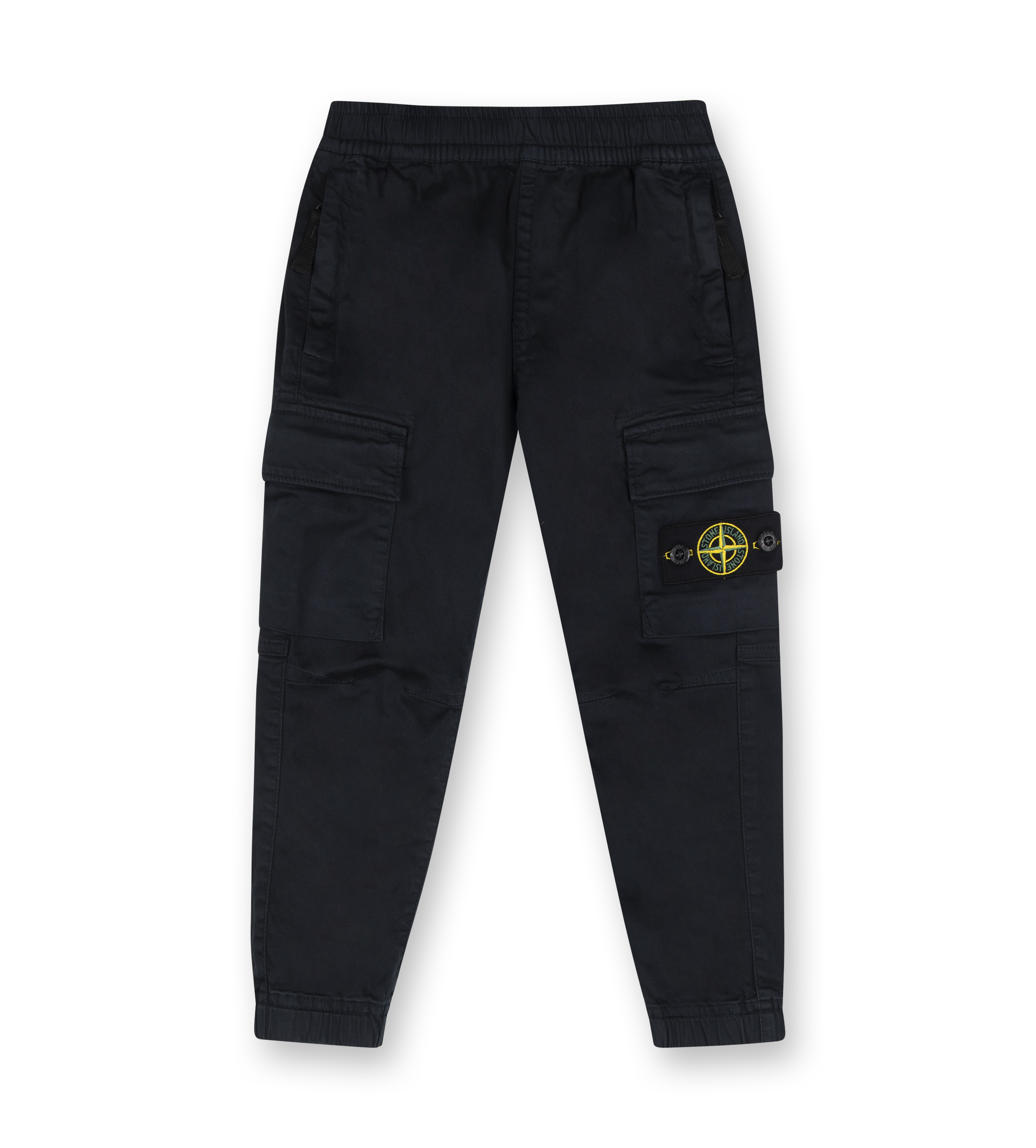 Compass-badge Trousers Black