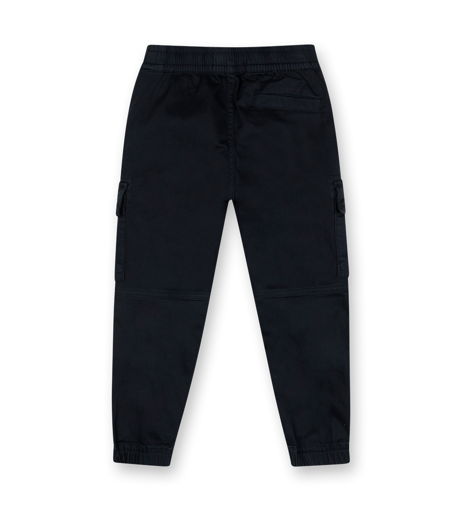 Compass-badge Trousers Black