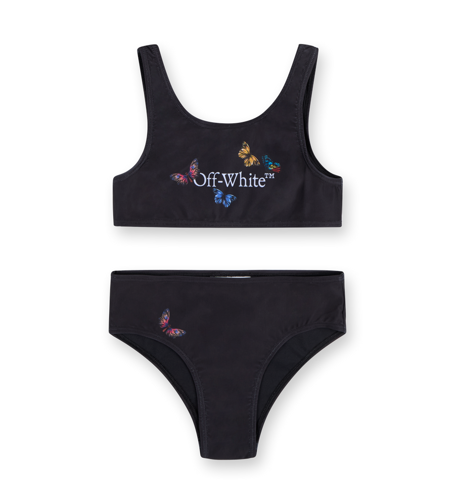 Bookish Butterfly Bikini Black