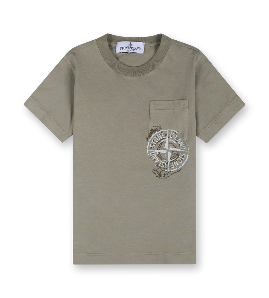 Logo Print T-shirt Khaki