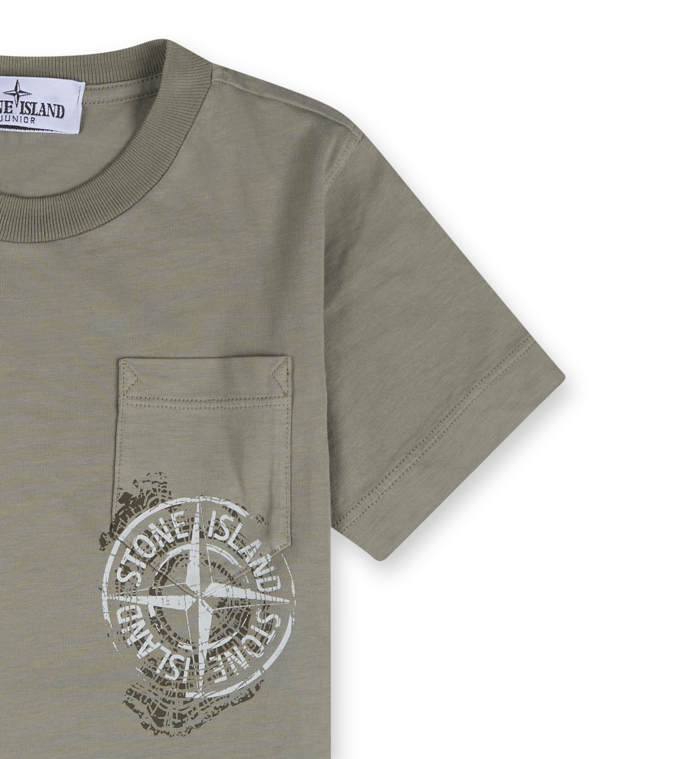 Logo Print T-shirt Khaki