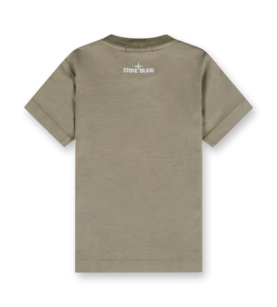 Logo Print T-shirt Khaki