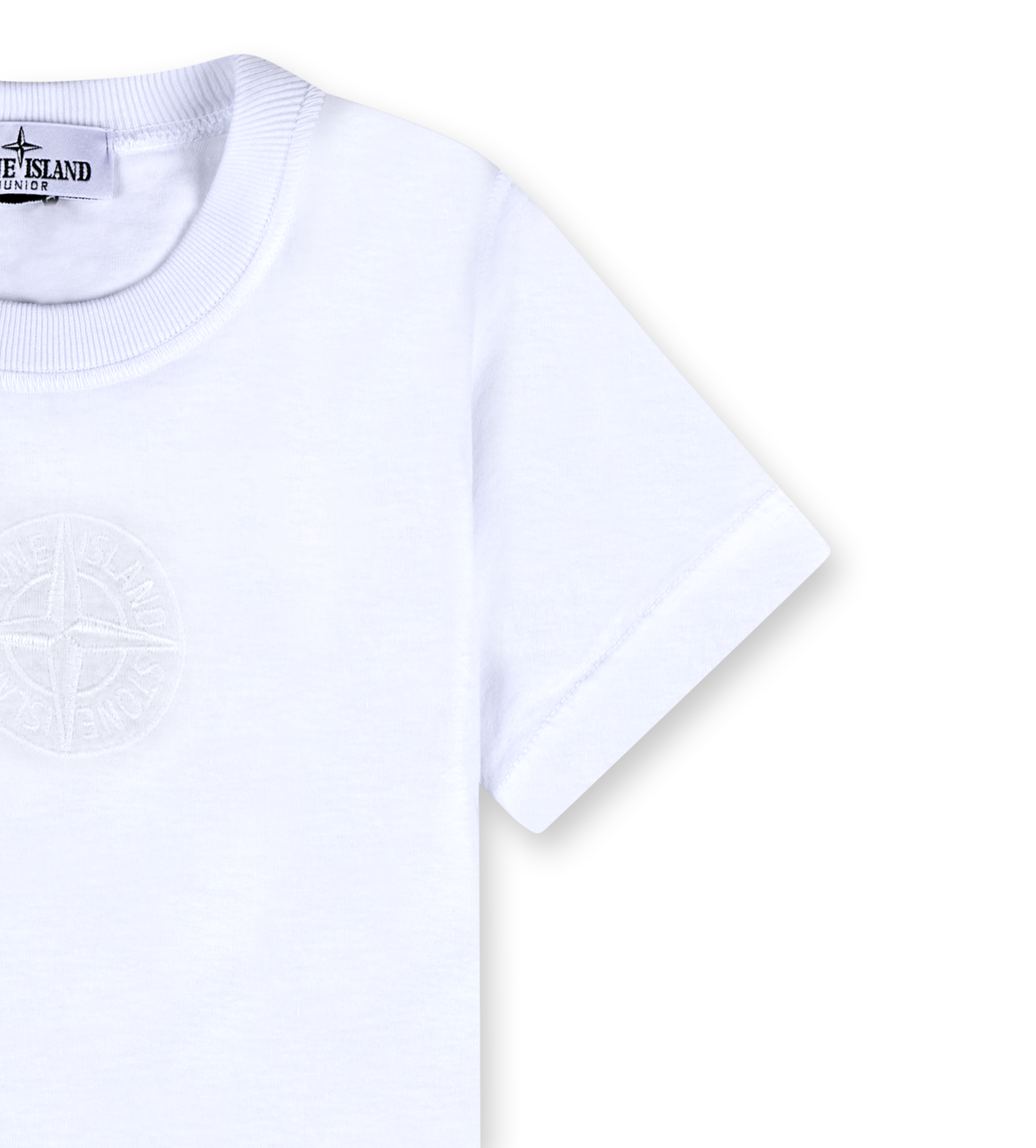 Logo-Embroidered T-shirt White