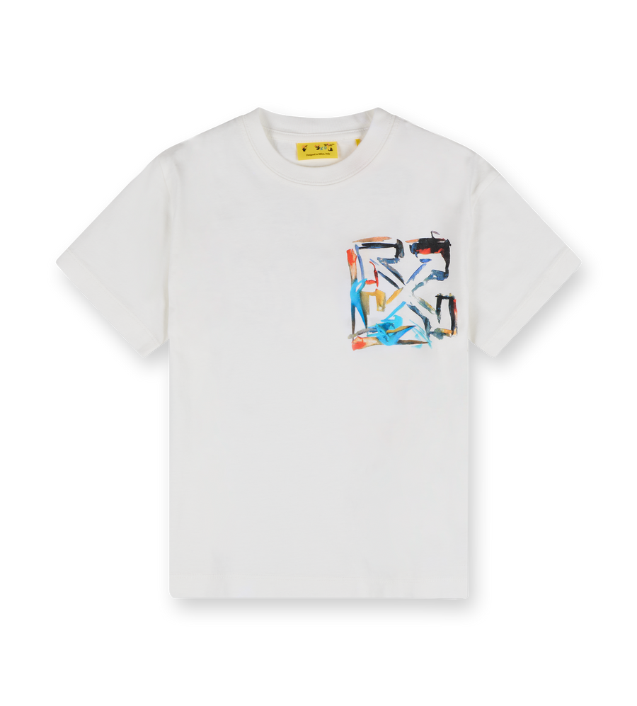 Watercolor Arrow T-shirt White