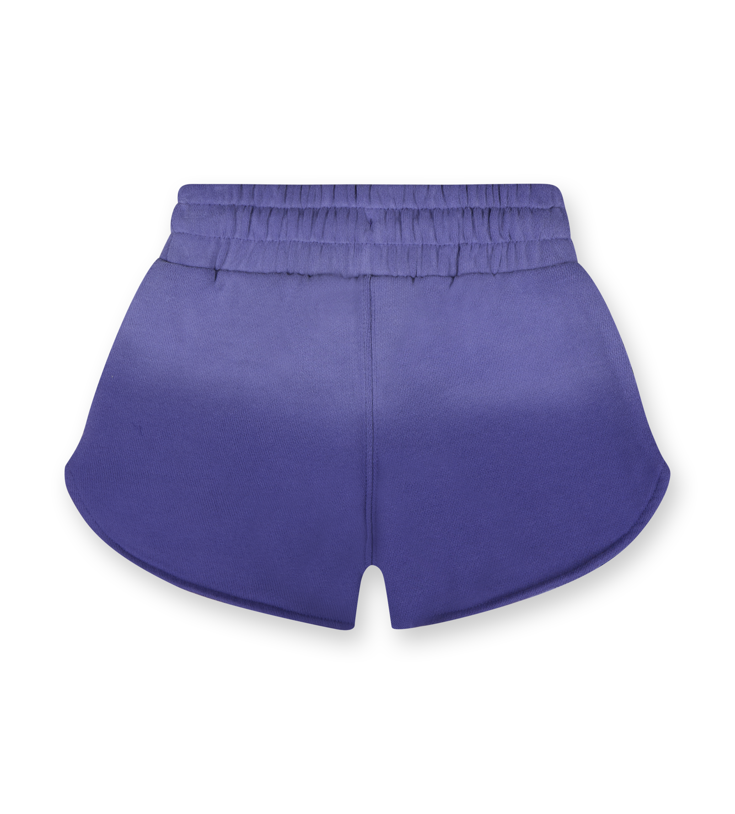 Bleached Stamp Shorts Purple