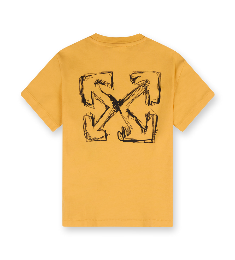 Sketch Arrow T-shirt Yellow