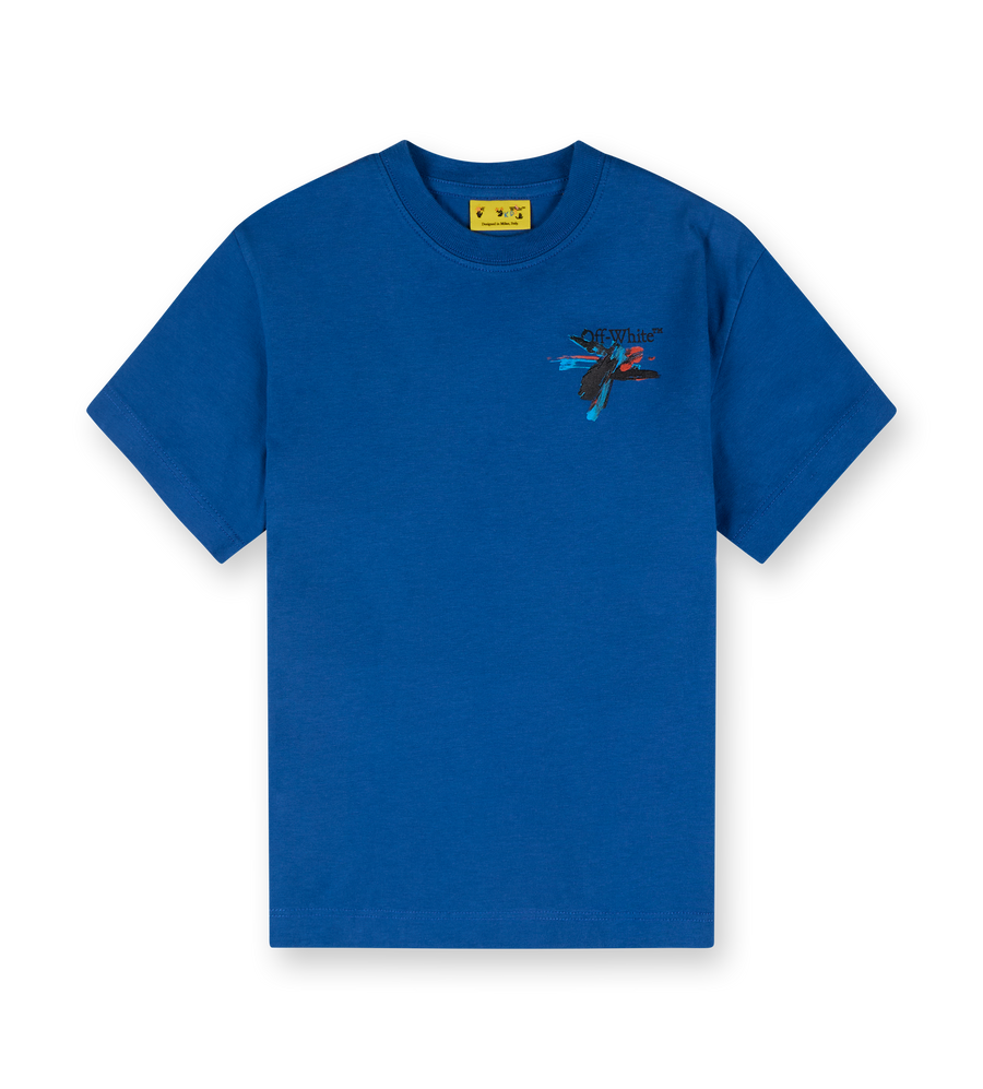 Paint Arrow T-shirt Blue