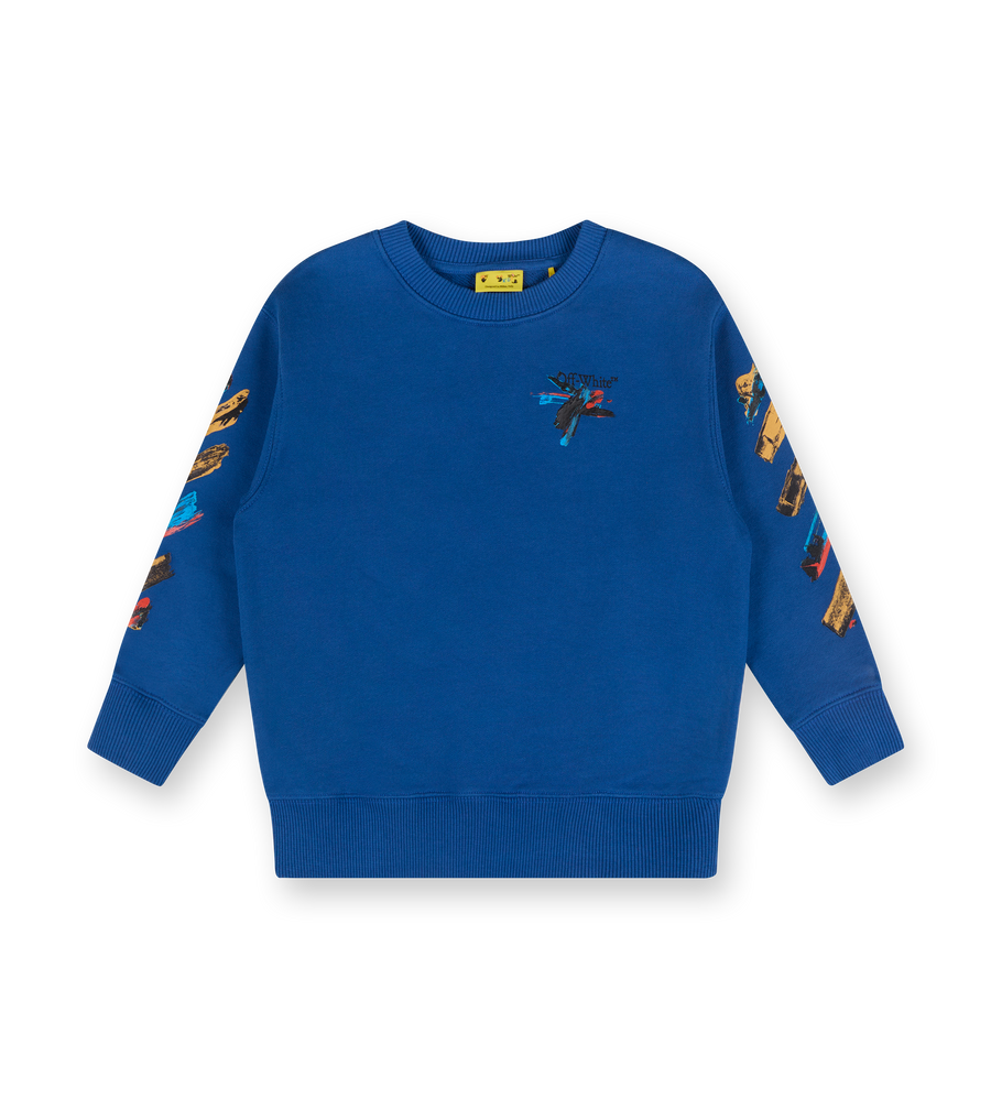 Paint Arrow Sweatshirt Blue