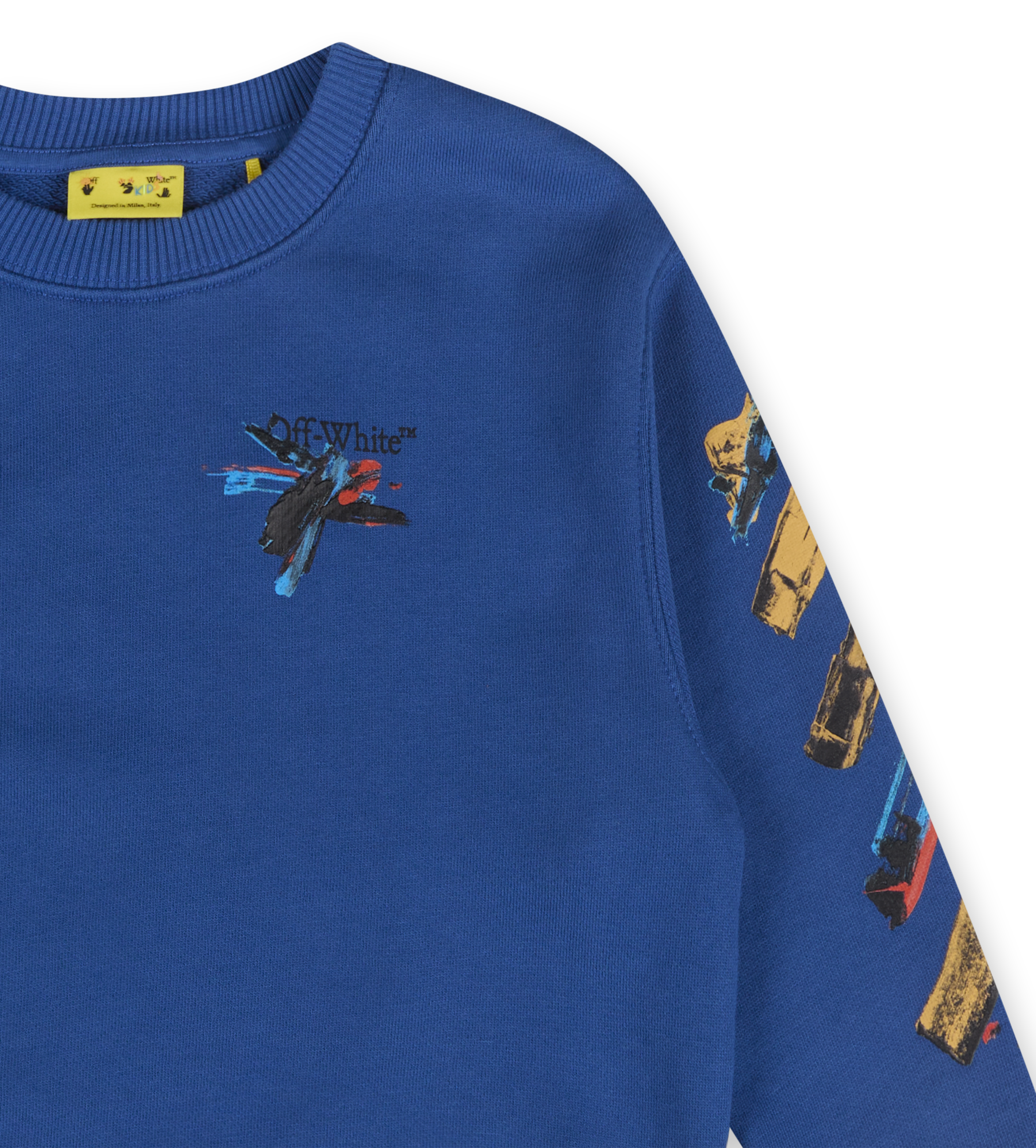 Paint Arrow Sweatshirt Blue