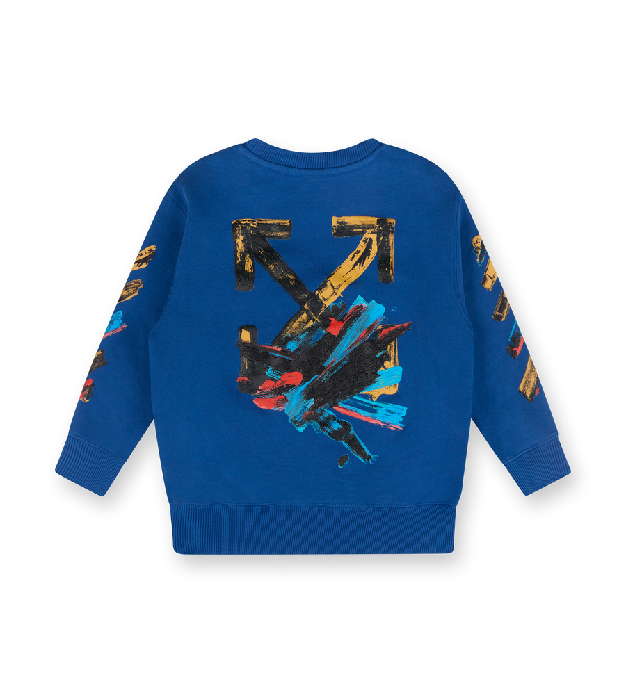 Paint Arrow Sweatshirt Blue