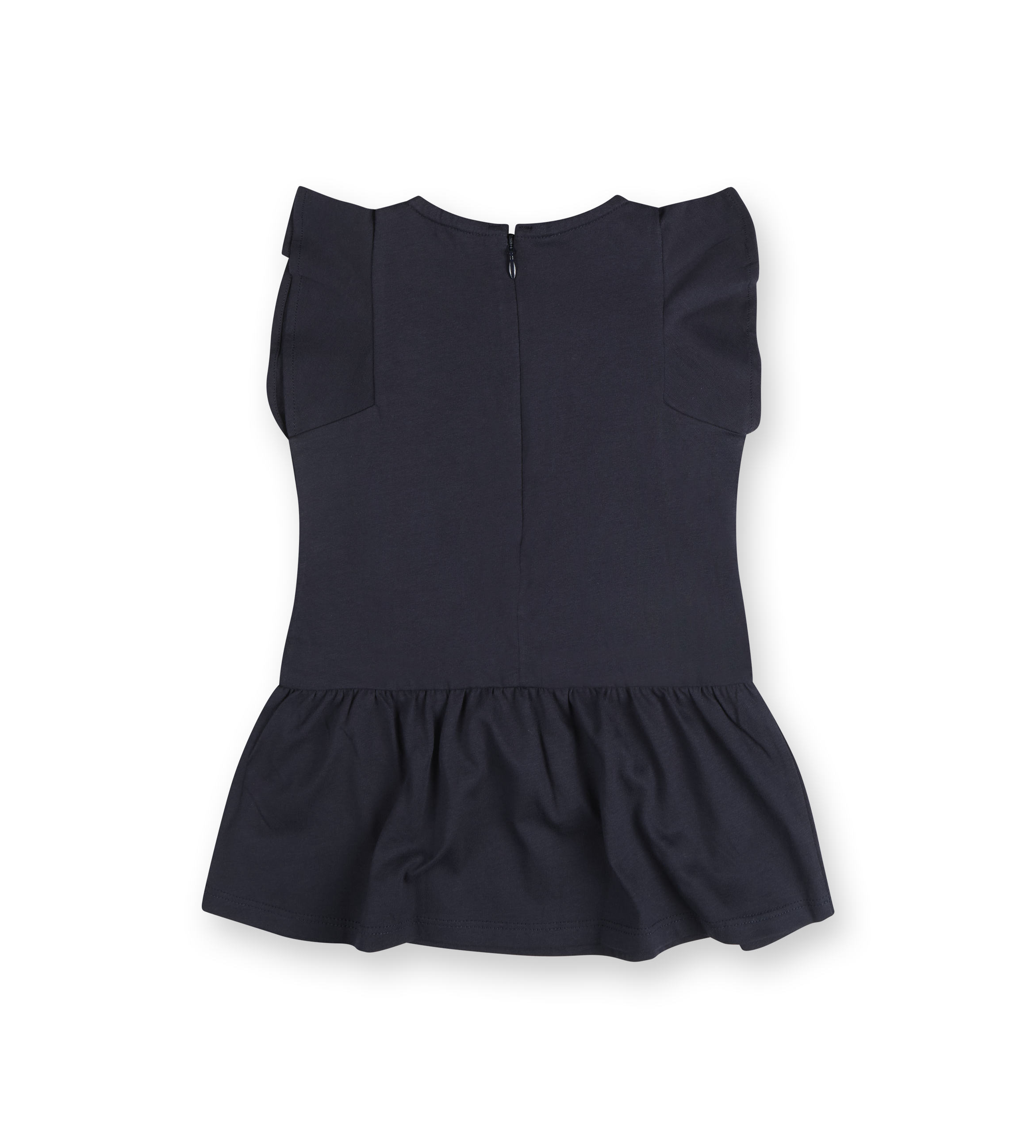 Short-sleeve Dress Navy Blue